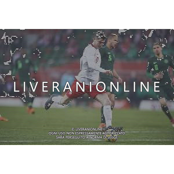 23.03.2018 WROCLAW, STADION WROCLAW PILKA NOZNA (FOOTBALL) MECZ TOWARZYSKI REPREZENTACJI NARODOWYCH (INTERNATIONAL FRIENDLY GAME) MECZ (GAME) POLAND - NIGERIA NZ ROBERT LEWANDOWSKI SYLWETKA FOTO RADOSLAW JOZWIAK / CYFRASPORT / NEWSPIX.PL --- Newspix.pl AG ALDO LIVERANI SAS ONLY ITALY
