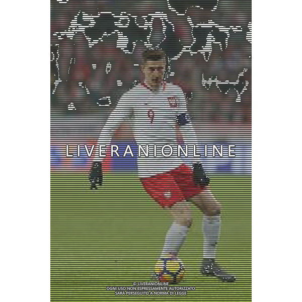 WROCLAW 23.03.2018 SPORT PILKA NOZNA FOOTBALL MIEDZYNARODOWY MECZ TOWARZYSKI - INTERNATIONAL FRIENDLY MATCH POLSKA - NIGERIA POLAND - NIGERIA NZ. ROBERT LEWANDOWSKI (POL) FOT. MICHAL CHWIEDUK / FOKUSMEDIA.COM.PL / NEWSPIX.PL --- Newspix.pl AG ALDO LIVERANI SAS ONLY ITALY