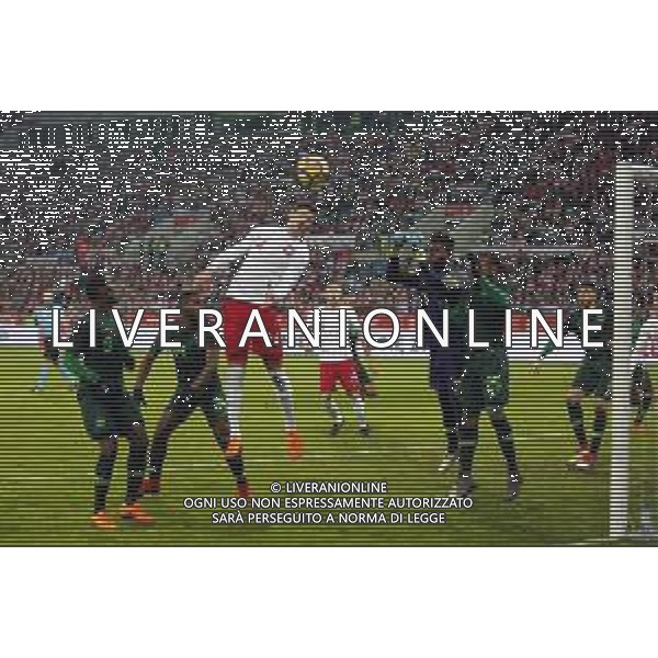 WROCLAW STADION MIEJSKI 23.03.2018 MECZ TOWARZYSKI PILKA NOZNA POLSKA (BIALO-CZERWONE) - NIGERIA (zielone) NZ Odion Ighalo , Brian Idowu , Dawid Kownacki , Francis Uzoho , Joel Obi . FOT TOMASZ WANTULA / NEWSPIX.PL WROCLAW 23.03.2018 FOOTBALL MEN\'S FRIENDLY GAME POLAND - NIGERIA TOMASZ WANTULA / NEWSPIX.PL --- Newspix.pl AG ALDO LIVERANI SAS ONLY ITALY