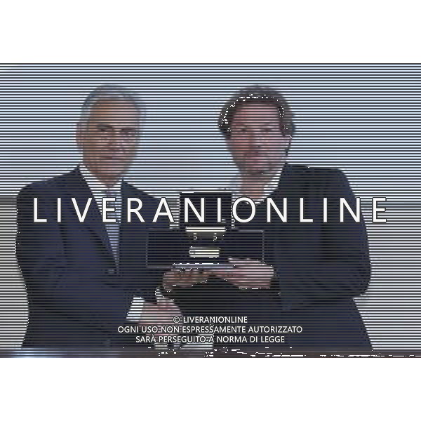 Premiazione Panchina d\'oro 2018 Firenze - 26.03.2018 Nella Foto:Stroppa Giovanni vincitore Panchina Lega Pro /Ph.Vitez-Ag. Aldo Liverani