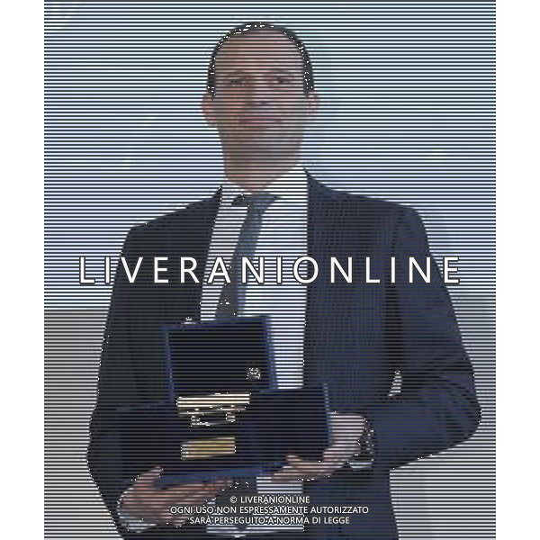 Premiazione Panchina d\'oro 2018 Firenze - 26.03.2018 Nella Foto:Massimiliano Allegri vincitore panchina d’oro /Ph.Vitez-Ag. Aldo Liverani