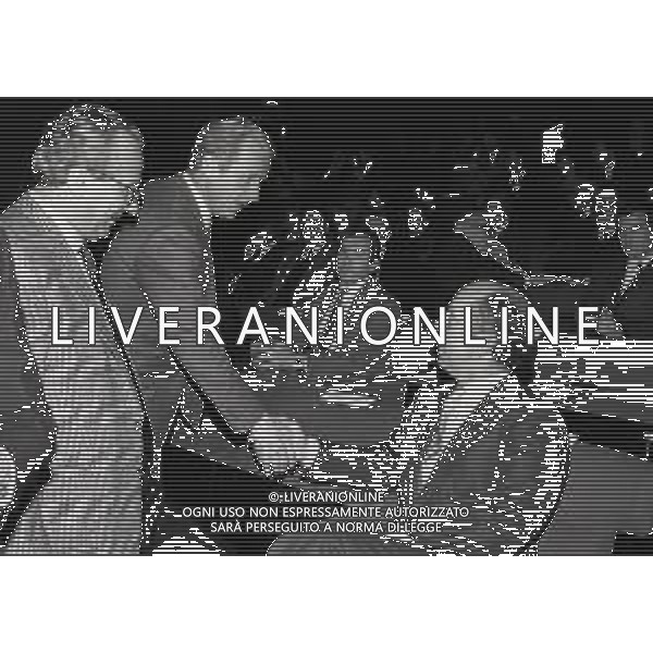 1995-1996 RETROSPETTIVA GIOVANNI TRAPATTONI ALLENATORE CAGLIARI CALCIO NELLA FOTO GIOVANNI TRAPATTONI CON OTTAVIO BIANCHI AG ALDO LIVERANI SAS