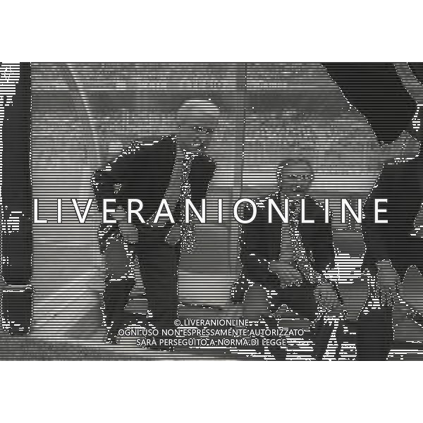 1991-1992 RETROSPETTIVA GIOVANNI TRAPATTONI ALLENATORE JUVENTUS CALCIO NELLA FOTO GIOVANNI TRAPATTONI CON FRANCESCO MORINI AG ALDO LIVERANI SAS