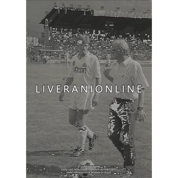 1991-1992 RETROSPETTIVA GIOVANNI TRAPATTONI ALLENATORE JUVENTUS CALCIO NELLA FOTO GIOVANNI TRAPATTONI CON STEFAN REUTER AG ALDO LIVERANI SAS
