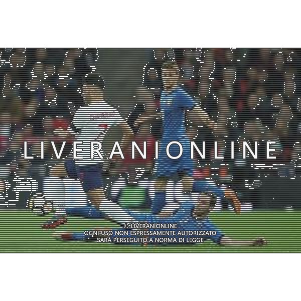 Amichevole Londra - 27.03.2018 Inghilterra-Italia Nella Foto: Mattia De Sciglio e Alex Oxlade-Chamberlain /Ph.Vitez-Ag. Aldo Liverani