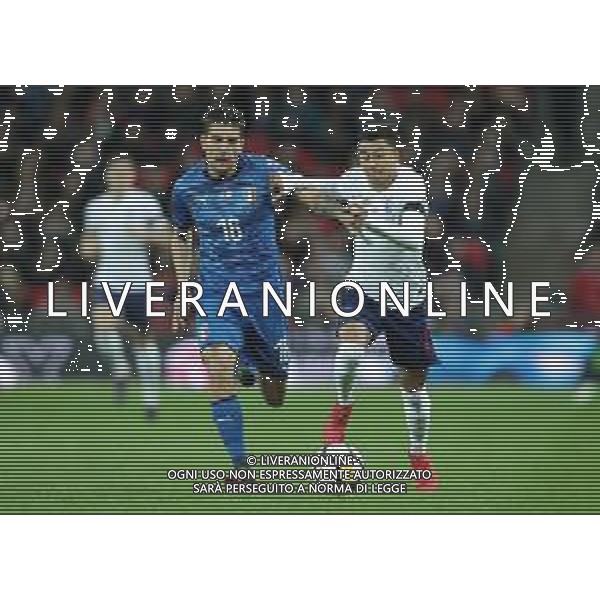 Amichevole Londra - 27.03.2018 Inghilterra-Italia Nella Foto: Lorenzo Pellegrini - Lesse Lingard /Ph.Vitez-Ag. Aldo Liverani