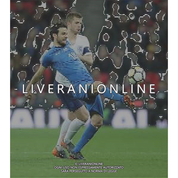 Amichevole Londra - 27.03.2018 Inghilterra-Italia Nella Foto: marco parolo e Eric Dier /Ph.Vitez-Ag. Aldo Liverani