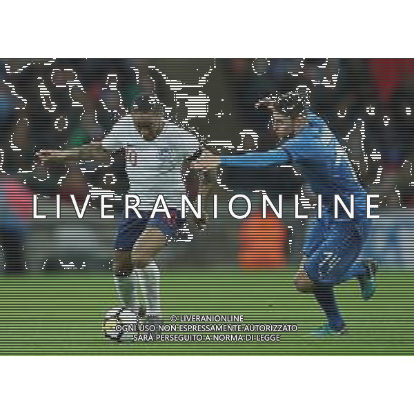 Amichevole Londra - 27.03.2018 Inghilterra-Italia Nella Foto: Raheem Sterling e jorginho /Ph.Vitez-Ag. Aldo Liverani