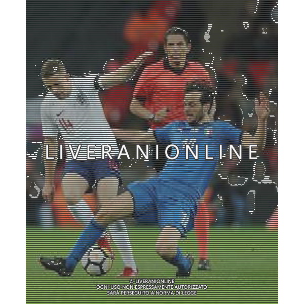 Amichevole Londra - 27.03.2018 Inghilterra-Italia Nella Foto: Jordan Henderson e marco parolo /Ph.Vitez-Ag. Aldo Liverani