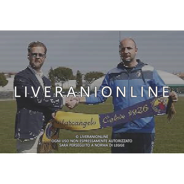 Presentazione di Karel Zeman come nuovo allenatore Santarcangelo Calcio Campionato di serie C girone B 28/03/2018 nella foto: Karel Zeman e Vlado Borozan ©Claudio Zamagni/Agenzia Aldo Liverani / AGENZIA ALDO LIVERANI SAS