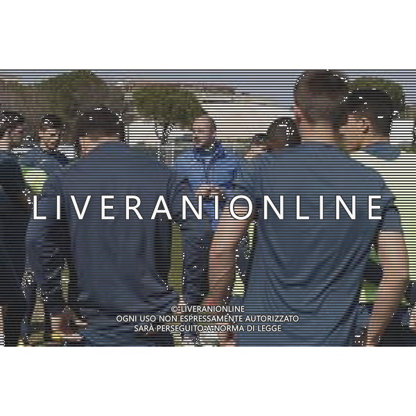 Primo allenamento del Santarcangelo Calcio con Karel Zeman 28/03/2018 ©Claudio Zamagni/Agenzia Aldo Liverani / AGENZIA ALDO LIVERANI SAS - Primo allenamento del Santarcangelo Calcio con il nuovo allenatore Karel Zeman 28-03-2018