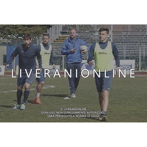 Primo allenamento del Santarcangelo Calcio con Karel Zeman 28/03/2018 ©Claudio Zamagni/Agenzia Aldo Liverani / AGENZIA ALDO LIVERANI SAS - Primo allenamento del Santarcangelo Calcio con il nuovo allenatore Karel Zeman 28-03-2018