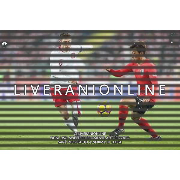 27.03.2018 CHORZOW, STADION SLASKI PILKA NOZNA (FOOTBALL) MECZ TOWARZYSKI REPREZENTACJI NARODOWYCH (INTERNATIONAL FRIENDLY GAME) MECZ POLSKA - KOREA POLUDNIOWA (GAME POLAND - REPUBLIC OF KOREA ) NZ ROBERT LEWANDOWSKI FOTO LUKASZ GROCHALA/CYFRASPORT / NEWSPIX.PL --- Newspix.pl AG ALDO LIVERANI SAS