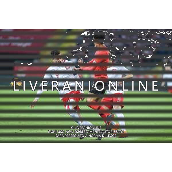 27.03.2018 CHORZOW, STADION SLASKI PILKA NOZNA (FOOTBALL) MECZ TOWARZYSKI REPREZENTACJI NARODOWYCH (INTERNATIONAL FRIENDLY GAME) MECZ POLSKA - KOREA POLUDNIOWA (GAME POLAND - REPUBLIC OF KOREA ) NZ ROBERT LEWANDOWSKI FOTO MARCIN PIRGA / CYFRASPORT / NEWSPIX.PL --- Newspix.pl AG ALDO LIVERANI SAS
