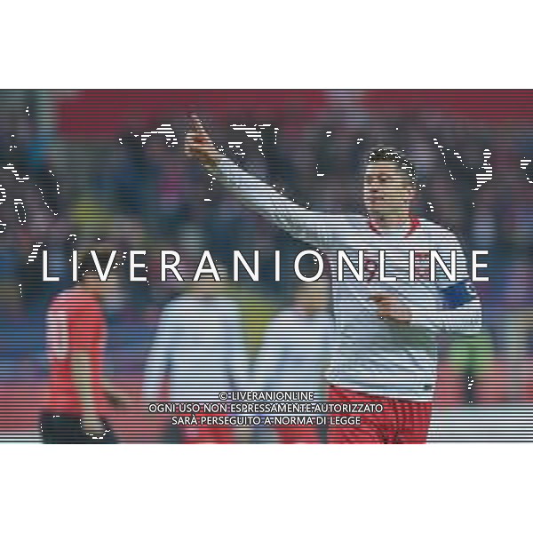 27.03.2018 CHORZOW, STADION SLASKI PILKA NOZNA (FOOTBALL) MECZ TOWARZYSKI REPREZENTACJI NARODOWYCH (INTERNATIONAL FRIENDLY GAME) MECZ POLSKA - KOREA POLUDNIOWA (GAME POLAND - REPUBLIC OF KOREA ) NZ ROBERT LEWANDOWSKI RADOSC GOL BRAMKA EMOCJE FOTO MARCIN PIRGA / CYFRASPORT / NEWSPIX.PL --- Newspix.pl AG ALDO LIVERANI SAS