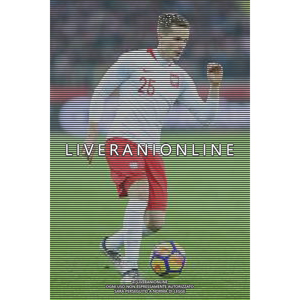 27.03.2018 CHORZOW, STADION SLASKI PILKA NOZNA (FOOTBALL) MECZ TOWARZYSKI REPREZENTACJI NARODOWYCH (INTERNATIONAL FRIENDLY GAME) MECZ POLSKA - KOREA POLUDNIOWA (GAME POLAND - REPUBLIC OF KOREA ) NZ TOMASZ KEDZIORA SYLWETKA FOTO MARCIN PIRGA / CYFRASPORT / NEWSPIX.PL --- Newspix.pl AG ALDO LIVERANI SAS