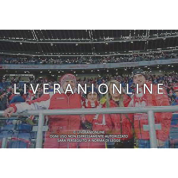 27.03.2018 CHORZOW, STADION SLASKI PILKA NOZNA (FOOTBALL) MECZ TOWARZYSKI REPREZENTACJI NARODOWYCH (INTERNATIONAL FRIENDLY GAME) MECZ POLSKA - KOREA POLUDNIOWA (GAME POLAND - REPUBLIC OF KOREA ) NZ PRZED MECZEM KIBICE REPREZENTACJI POLSKI KIBIC FOTO MARCIN PIRGA / CYFRASPORT / NEWSPIX.PL --- Newspix.pl AG ALDO LIVERANI SAS ONLY ITALY