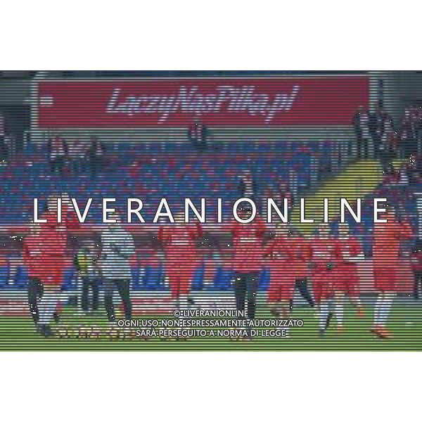 27.03.2018 CHORZOW, STADION SLASKI PILKA NOZNA (FOOTBALL) MECZ TOWARZYSKI REPREZENTACJI NARODOWYCH (INTERNATIONAL FRIENDLY GAME) MECZ POLSKA - KOREA POLUDNIOWA (GAME POLAND - REPUBLIC OF KOREA ) NZ PRZED MECZEM ROZGRZEWKA KAMIL GLIK ROBERT LEWANDOWSKI ARTUR JEDRZEJCZYK MACIEJ RYBUS KRZYSZTOF MACZYNSKI TARAS ROMANCZUK FOTO MARCIN PIRGA / CYFRASPORT / NEWSPIX.PL --- Newspix.pl AG ALDO LIVERANI SAS ONLY ITALY