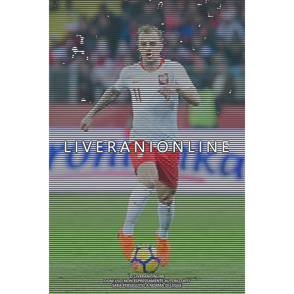 27.03.2018 CHORZOW, STADION SLASKI PILKA NOZNA (FOOTBALL) MECZ TOWARZYSKI REPREZENTACJI NARODOWYCH (INTERNATIONAL FRIENDLY GAME) MECZ POLSKA - KOREA POLUDNIOWA (GAME POLAND - REPUBLIC OF KOREA ) NZ KAMIL GROSICKI SYLWETKA FOTO MARCIN PIRGA / CYFRASPORT / NEWSPIX.PL --- Newspix.pl AG ALDO LIVERANI SAS ONLY ITALY