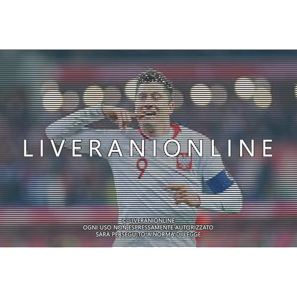27.03.2018 CHORZOW, STADION SLASKI PILKA NOZNA (FOOTBALL) MECZ TOWARZYSKI REPREZENTACJI NARODOWYCH (INTERNATIONAL FRIENDLY GAME) MECZ POLSKA - KOREA POLUDNIOWA (GAME POLAND - REPUBLIC OF KOREA ) NZ ROBERT LEWANDOWSKI RADOSC GOL BRAMKA EMOCJE FOTO MARCIN PIRGA / CYFRASPORT / NEWSPIX.PL --- Newspix.pl AG ALDO LIVERANI SAS ONLY ITALY