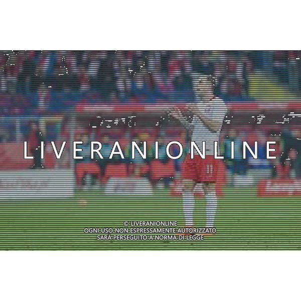 27.03.2018 CHORZOW, STADION SLASKI PILKA NOZNA (FOOTBALL) MECZ TOWARZYSKI REPREZENTACJI NARODOWYCH (INTERNATIONAL FRIENDLY GAME) MECZ POLSKA - KOREA POLUDNIOWA (GAME POLAND - REPUBLIC OF KOREA ) NZ KAMIL GROSICKI ZLOSC SMUTEK PLACZ EMOCJE FOTO MARCIN PIRGA / CYFRASPORT / NEWSPIX.PL --- Newspix.pl AG ALDO LIVERANI SAS ONLY ITALY