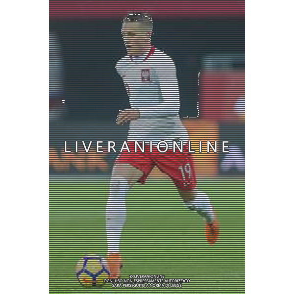 27.03.2018 CHORZOW, STADION SLASKI PILKA NOZNA (FOOTBALL) MECZ TOWARZYSKI REPREZENTACJI NARODOWYCH (INTERNATIONAL FRIENDLY GAME) MECZ POLSKA - KOREA POLUDNIOWA (GAME POLAND - REPUBLIC OF KOREA ) NZ PIOTR ZIELINSKI SYLWETKA FOTO MARCIN PIRGA / CYFRASPORT / NEWSPIX.PL --- Newspix.pl AG ALDO LIVERANI SAS ONLY ITALY