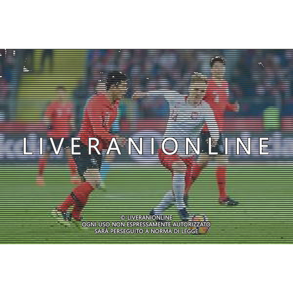 27.03.2018 CHORZOW, STADION SLASKI PILKA NOZNA (FOOTBALL) MECZ TOWARZYSKI REPREZENTACJI NARODOWYCH (INTERNATIONAL FRIENDLY GAME) MECZ POLSKA - KOREA POLUDNIOWA (GAME POLAND - REPUBLIC OF KOREA ) NZ YUN YOUNG - SUN LUKASZ TEODORCZYK FOTO MARCIN PIRGA / CYFRASPORT / NEWSPIX.PL --- Newspix.pl AG ALDO LIVERANI SAS ONLY ITALY