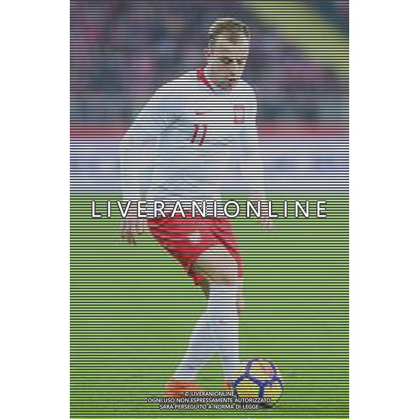 27.03.2018 CHORZOW, STADION SLASKI PILKA NOZNA (FOOTBALL) MECZ TOWARZYSKI REPREZENTACJI NARODOWYCH (INTERNATIONAL FRIENDLY GAME) MECZ POLSKA - KOREA POLUDNIOWA (GAME POLAND - REPUBLIC OF KOREA ) NZ KAMIL GROSICKI SYLWETKA FOTO MARCIN PIRGA / CYFRASPORT / NEWSPIX.PL --- Newspix.pl AG ALDO LIVERANI SAS ONLY ITALY