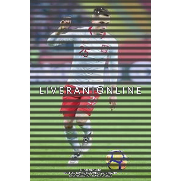 27.03.2018 CHORZOW, STADION SLASKI PILKA NOZNA (FOOTBALL) MECZ TOWARZYSKI REPREZENTACJI NARODOWYCH (INTERNATIONAL FRIENDLY GAME) MECZ POLSKA - KOREA POLUDNIOWA (GAME POLAND - REPUBLIC OF KOREA ) NZ TOMASZ KEDZIORA SYLWETKA FOTO MARCIN PIRGA / CYFRASPORT / NEWSPIX.PL --- Newspix.pl AG ALDO LIVERANI SAS ONLY ITALY
