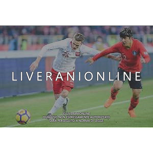 27.03.2018 CHORZOW, STADION SLASKI PILKA NOZNA (FOOTBALL) MECZ TOWARZYSKI REPREZENTACJI NARODOWYCH (INTERNATIONAL FRIENDLY GAME) MECZ POLSKA - KOREA POLUDNIOWA (GAME POLAND - REPUBLIC OF KOREA ) NZ TOMASZ KEDZIORA PARK JOO - HO FOTO MARCIN PIRGA / CYFRASPORT / NEWSPIX.PL --- Newspix.pl AG ALDO LIVERANI SAS ONLY ITALY