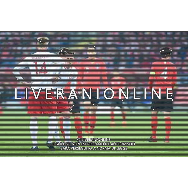 27.03.2018 CHORZOW, STADION SLASKI PILKA NOZNA (FOOTBALL) MECZ TOWARZYSKI REPREZENTACJI NARODOWYCH (INTERNATIONAL FRIENDLY GAME) MECZ POLSKA - KOREA POLUDNIOWA (GAME POLAND - REPUBLIC OF KOREA ) NZ ARKADIUSZ MILIK LUKASZ TEODORCZYK FOTO MARCIN PIRGA / CYFRASPORT / NEWSPIX.PL --- Newspix.pl AG ALDO LIVERANI SAS ONLY ITALY