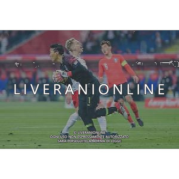 27.03.2018 CHORZOW, STADION SLASKI PILKA NOZNA (FOOTBALL) MECZ TOWARZYSKI REPREZENTACJI NARODOWYCH (INTERNATIONAL FRIENDLY GAME) MECZ POLSKA - KOREA POLUDNIOWA (GAME POLAND - REPUBLIC OF KOREA ) NZ KIM SEUNG - GYU LUKASZ TEODORCZYK ZLOSC SMUTEK PLACZ EMOCJE FOTO MARCIN PIRGA / CYFRASPORT / NEWSPIX.PL --- Newspix.pl AG ALDO LIVERANI SAS ONLY ITALY