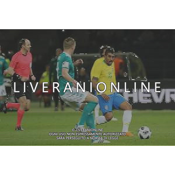 2018.03.27 Berlin Olympia Stadion Pilka nozna Mecz towarzyski sparing Niemcy - Brazylia N/z Paulinho Foto Szymon Gorski / PressFocus 2018.03.27 Berlin Olympia Stadion Football Friendly game match Niemcy - Brazylia Paulinho Credit: Szymon Gorski / PressFocus / NEWSPIX.PL --- Newspix.pl AG ALDO LIVERANI SAS ONLY ITALY