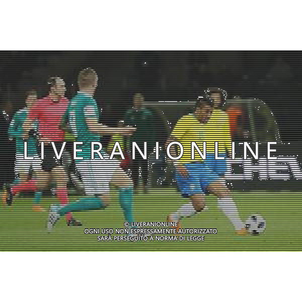 2018.03.27 Berlin Olympia Stadion Pilka nozna Mecz towarzyski sparing Niemcy - Brazylia N/z Paulinho Foto Szymon Gorski / PressFocus 2018.03.27 Berlin Olympia Stadion Football Friendly game match Niemcy - Brazylia Paulinho Credit: Szymon Gorski / PressFocus / NEWSPIX.PL --- Newspix.pl AG ALDO LIVERANI SAS ONLY ITALY