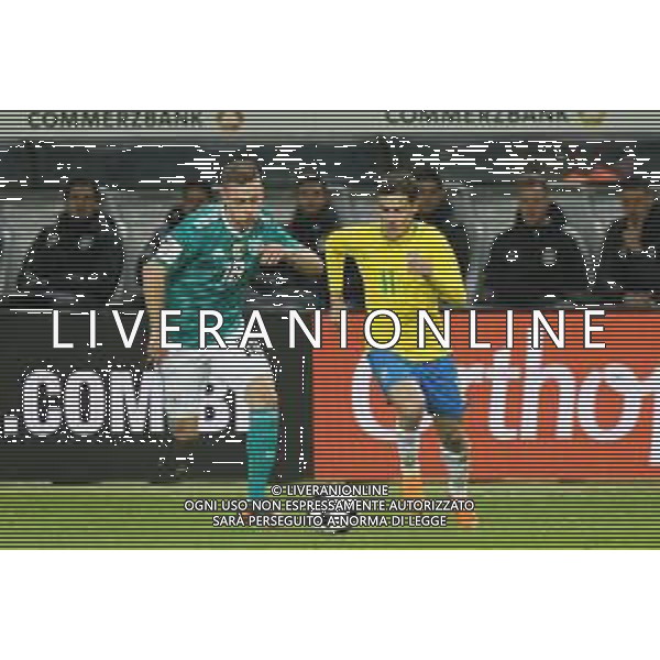 2018.03.27 Berlin Olympia Stadion Pilka nozna Mecz towarzyski sparing Niemcy - Brazylia N/z Joshua Kimmich Philippe Coutinho Foto Szymon Gorski / PressFocus 2018.03.27 Berlin Olympia Stadion Football Friendly game match Niemcy - Brazylia Joshua Kimmich Philippe Coutinho Credit: Szymon Gorski / PressFocus / NEWSPIX.PL --- Newspix.pl AG ALDO LIVERANI SAS ONLY ITALY