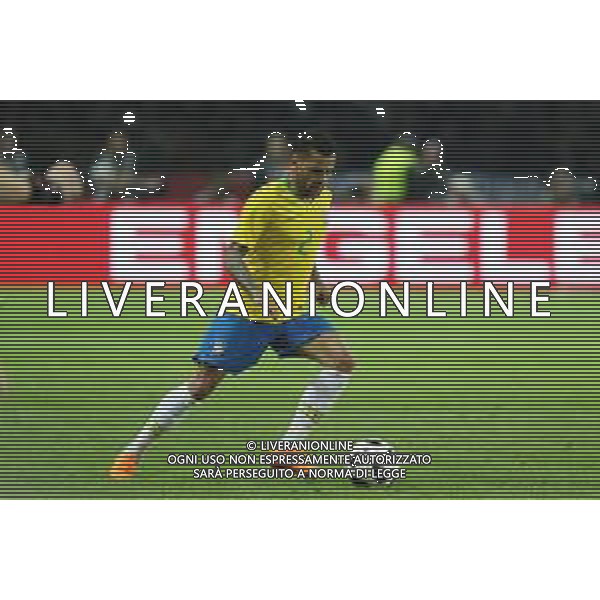 2018.03.27 Berlin Olympia Stadion Pilka nozna Mecz towarzyski sparing Niemcy - Brazylia N/z Dani Alves sylwetka Foto Szymon Gorski / PressFocus 2018.03.27 Berlin Olympia Stadion Football Friendly game match Niemcy - Brazylia Dani Alves sylwetka Credit: Szymon Gorski / PressFocus / NEWSPIX.PL --- Newspix.pl AG ALDO LIVERANI SAS ONLY ITALY