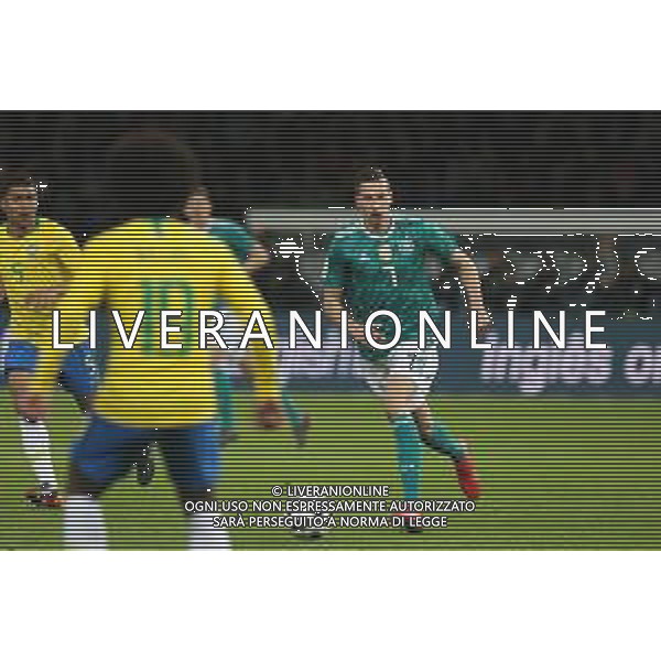 2018.03.27 Berlin Olympia Stadion Pilka nozna Mecz towarzyski sparing Niemcy - Brazylia N/z Julian Draxler sylwetka Foto Szymon Gorski / PressFocus 2018.03.27 Berlin Olympia Stadion Football Friendly game match Niemcy - Brazylia Julian Draxler sylwetka Credit: Szymon Gorski / PressFocus / NEWSPIX.PL --- Newspix.pl AG ALDO LIVERANI SAS ONLY ITALY