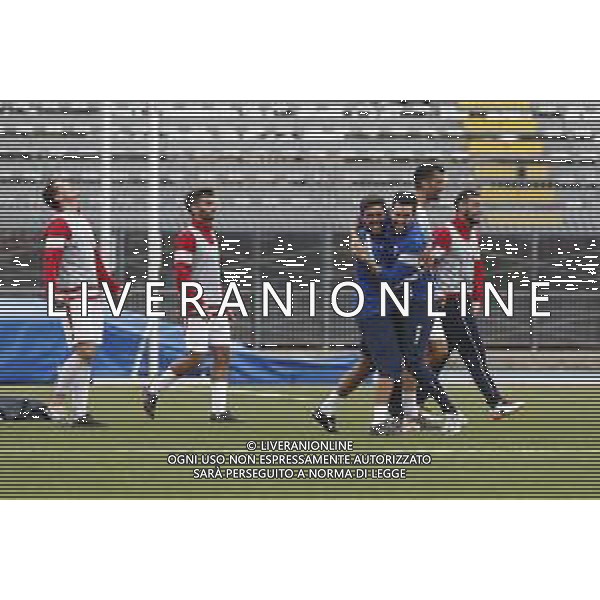 Rimini - Imolese Campionato di Calcio Serie D 29/03/2018 nella foto: esultanza finale del Rimini ©Claudio Zamagni/Agenzia Aldo Liverani / AGENZIA ALDO LIVERANI SAS