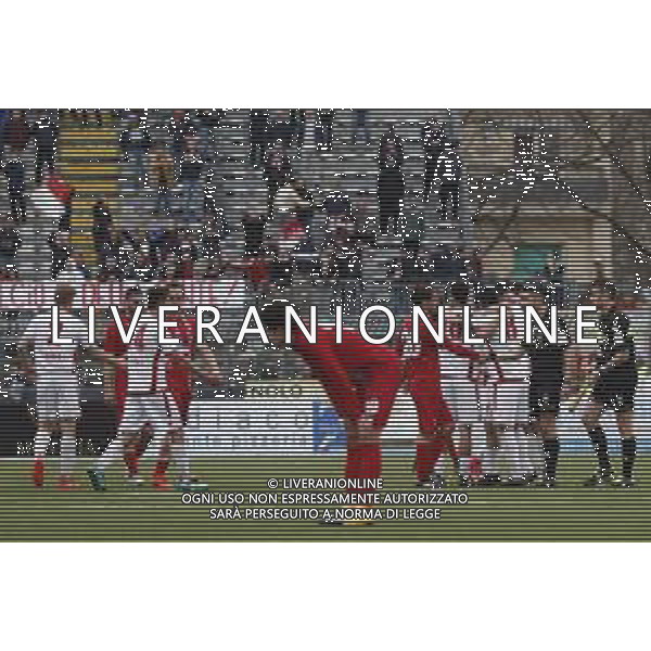 Rimini - Imolese Campionato di Calcio Serie D 29/03/2018 nella foto: esultanza finale del Rimini ©Claudio Zamagni/Agenzia Aldo Liverani / AGENZIA ALDO LIVERANI SAS