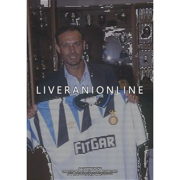 RETROSPETTIVA SALVATORE SCHILLACI CALCIATORE NELLA FOTO SALVATORE SCHILLACI CON LA MAGLIA DELL\'INTER AG ALDO LIVERANI SAS