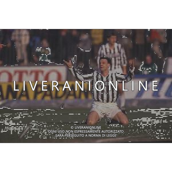RETROSPETTIVA SALVATORE SCHILLACI CALCIATORE NELLA FOTO SALVATORE SCHILLACI CON LA MAGLIA DELLA JUVENTUS AG ALDO LIVERANI SAS