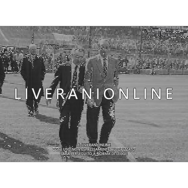 RETROSPETTIVA RINO MARCHESI ALLENATORE 1987-88 COMO VERONA NELLA FOTO RINO MARCHESI E OSVALDO BAGNOLI AG ALDO LIVERANI SAS