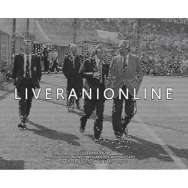 RETROSPETTIVA RINO MARCHESI ALLENATORE 1987-88 COMO VERONA NELLA FOTO RINO MARCHESI E OSVALDO BAGNOLI AG ALDO LIVERANI SAS