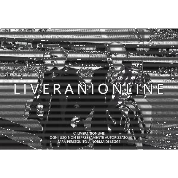 RETROSPETTIVA RINO MARCHESI ALLENATORE 1989-90 VERONA -UDINESE NELLA FOTO RINO MARCHESI E OSVALDO BAGNOLI AG ALDO LIVERANI SAS