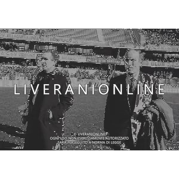 RETROSPETTIVA RINO MARCHESI ALLENATORE 1989-90 VERONA -UDINESE NELLA FOTO RINO MARCHESI E OSVALDO BAGNOLI AG ALDO LIVERANI SAS