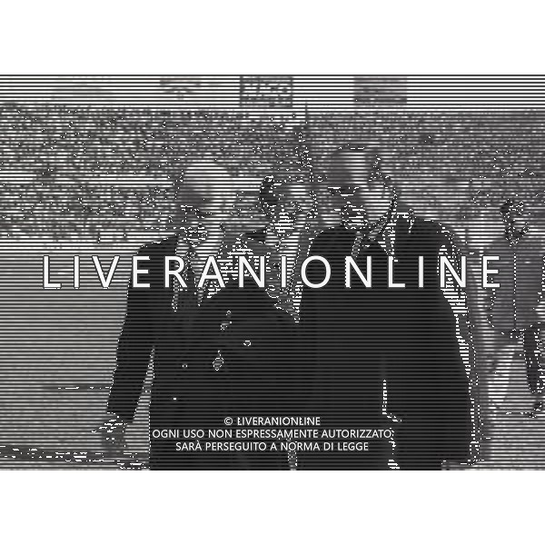 RETROSPETTIVA RINO MARCHESI ALLENATORE 1987-88 NELLA FOTO RINO MARCHESI CON GIOVANNI TRAPATTONI AG ALDO LIVERANI SAS