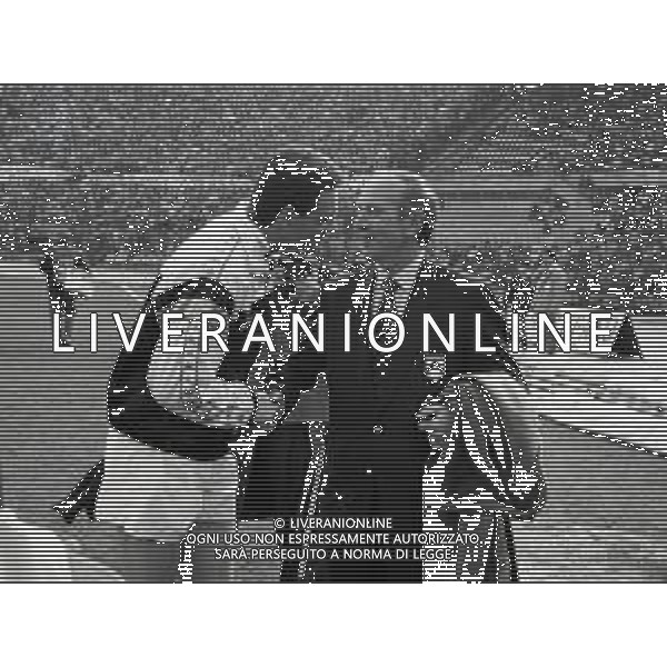 RETROSPETTIVA RINO MARCHESI ALLENATORE 1989-90 NELLA FOTO RINO MARCHESI ALLENATORE UDINESE CON SERGIO BRIO AG ALDO LIVERANI SAS