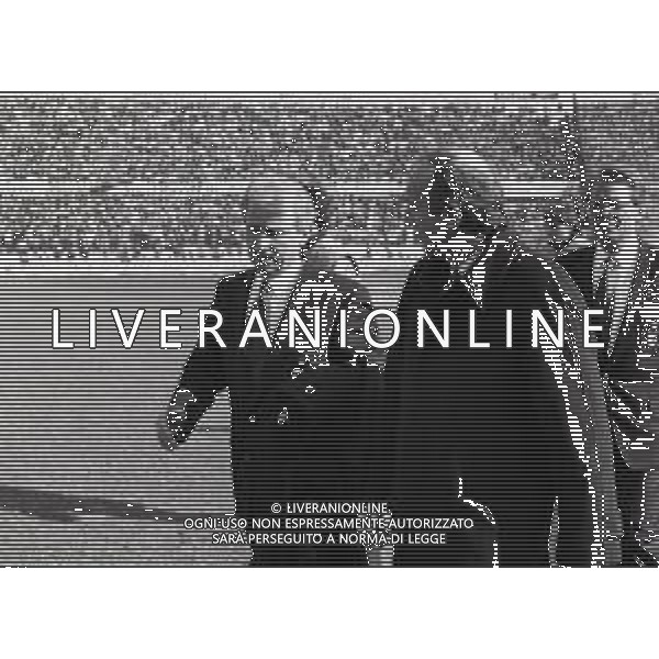RETROSPETTIVA RINO MARCHESI ALLENATORE 1987-88 NELLA FOTO RINO MARCHESI CON GIOVANNI TRAPATTONI AG ALDO LIVERANI SAS