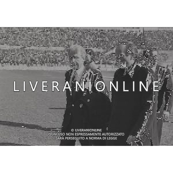 RETROSPETTIVA RINO MARCHESI ALLENATORE 1987-88 NELLA FOTO RINO MARCHESI CON GIOVANNI TRAPATTONI AG ALDO LIVERANI SAS