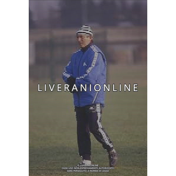 RETROSPETTIVA RINO MARCHESI ALLENATORE NELLA FOTO RINO MARCHESI ALLENATORE JUVENTUS AG ALDO LIVERANI SAS